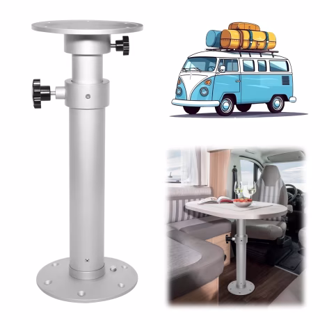 High Quality Easy Disassembly Aluminum Telescopic Table Legs for RV Yacht and Campervan Height Adjustable Support for Table