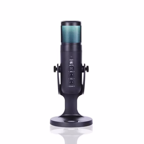 High Quality JD-950 RGB Condenser Microphone Professional Studio USB Condenser Microphone Desktop Mic for Recording