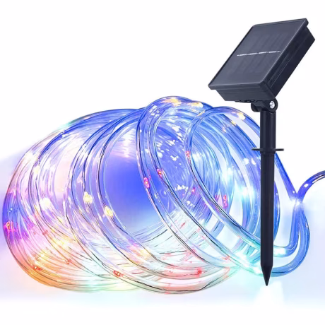 HOT SALE 33FT 66FT 100FT 160FT LED String Lights Fairy Lamp Solar Power Rope Tube Led for Outdoor Wedding Party Patio Use