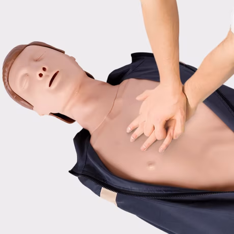 Hot-selling CPR100-C Half Body Computerized Cardiac Resuscitation Simulator Medical Science CPR Mannequin for Student Training