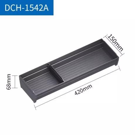 Hot selling cutlery tray organizers drawer storage organizer for cutlery kitchen sliding drawer DCH1542B/1547B