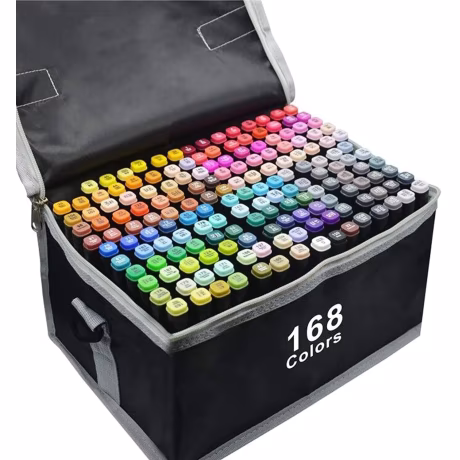 Hot Selling School Supplies Alcohol Based Twin Touch 262 Color Sketch Marker for Drawing
