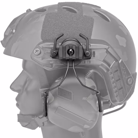 Hunting Earmuffs Earphone Bracket Adapter Headset Holder Helmet Adapter