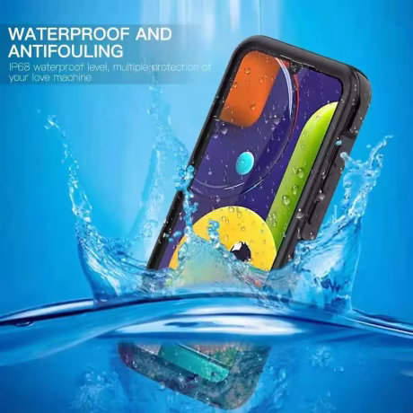 ip68 waterproof shockproof tpu pc mobile phone case for samsung galaxy a02s fundas with nice retail package