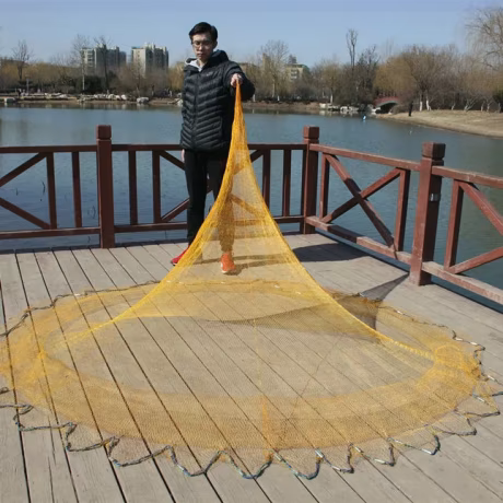 Japanese Cast net Drawstring easy throwing Casting Fishing Net High quality