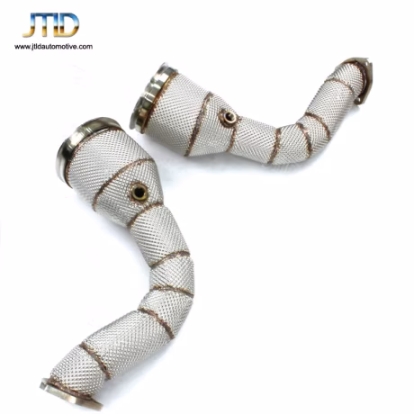 JTLD High Flow Exhaust Cat Simulator Downpipes For 2018-2022 Lamborghini Urus with Heat Shield SS304