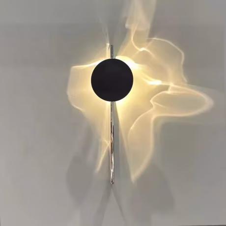 JYLIGHTING Modern LED Indoor Aluminum Glass Sconces Decor Iron Bedside Wall Lamp Bedroom Living Room Home Office Application