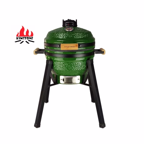 KIMSTONE 16 inch Commercial small bbq grill Ceramic Charcoal Griller Camado Kamado Egg Grill