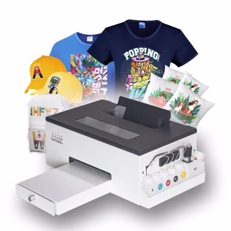Latest Technology Auplex A4 White Ink DTF Printer and Oven All In One for Tshirt