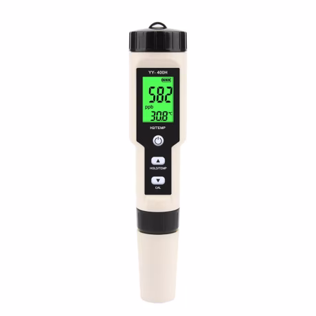 LCD display 0-4000ppb digital H2/ temperature 2 in 1 hydrogen ion water quality monitor tester for drinking /aquariums
