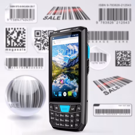 Lecom Manufacturer Rugged industrial android pda IP65 2d barcode laser scanner with rfid NFC reader pdas