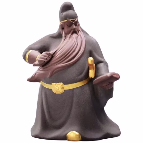 Lucky ornaments Guan Gong Wu God of Wealth Buddha statue opening and housewarming gift hallway crafts decorations