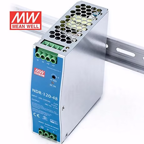 MEAN WELL 120W&amp;48V 2.5A Industrial DIN RAIL Power Supply NDR-120-48