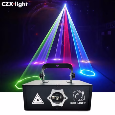 Mini club stage lighting 128 patterns animation projector 2w laser dmx DJ RGB lazer lighting ktv laser light for disco