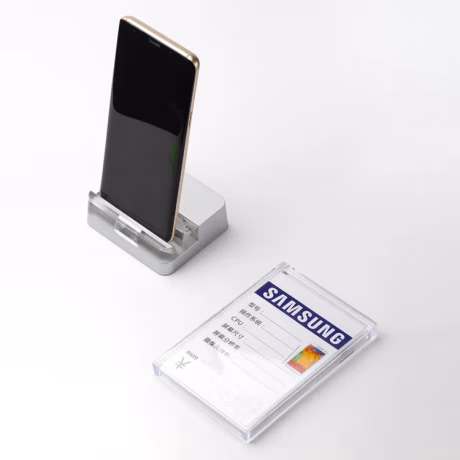 Mobile phone cell phone Retail store phone security alarm charging anti-theft display stand