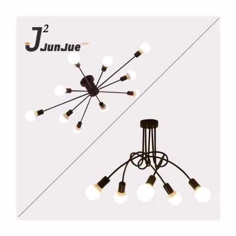 Modern Ceiling Lights For Living Room 10 heads Home Decorative Industrial style lamp