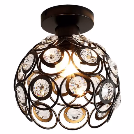 Modern Crystal LED Ceiling Light Fixture Pendant Lamp Lighting for Hallway Bathroom
