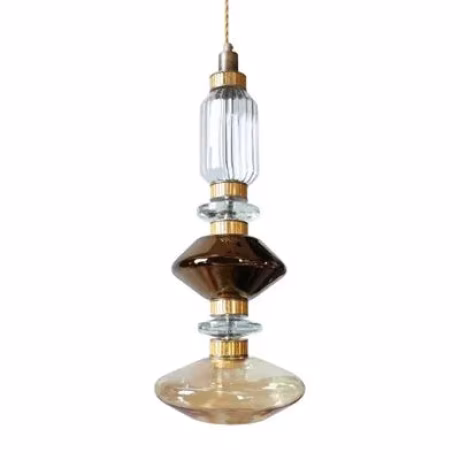 Modern restaurant glass chandelier D22*H70cm cafe bar decoration lighting fixtures