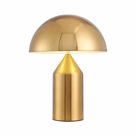 Mushroom design desk lamp metal gold black white living room study hotel bedroom bedside lighting desk lamp