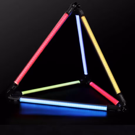 Nanlite PavoTube 15C 2ft RGBW Tubes Light Bi-color Light CRI/TLCI 95 2700-6500K for Video,Film and Television Build-in Battery