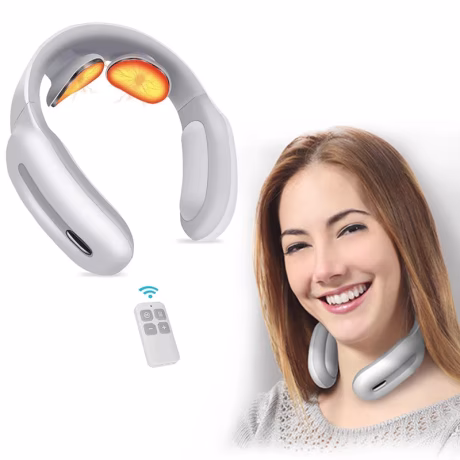 Neck Massager Electric Neck Massage Pain Relief Tool Health Care Relaxation Cervical Vertebra Physiotherapy