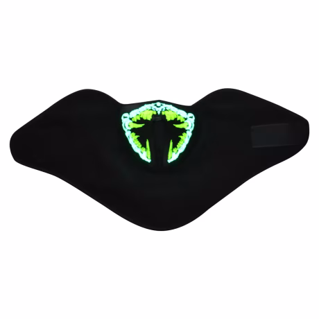 New arrival flashing party halloween lighting EL mask voice control facial mask