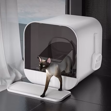 New drawer type cat litter box fully enclosed anti-splash cat toilet cleaning supplies litter house style cat toilet