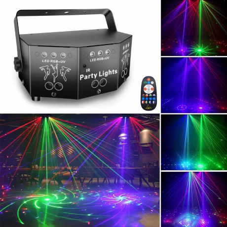 NEW RGBW UV Stage Light YSH 15 Eyes DJ Disco LED Party Lighting For Night Club Bars Party Dance Wedding Holiday Decorating