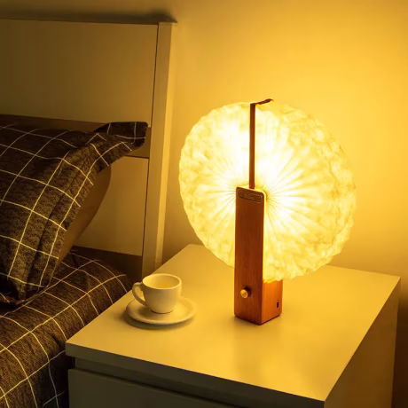 New style products in latest nordic home gadgets folding bedside table lamp Charging table lamp Night light portability
