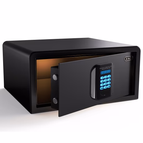 New Style ! Unque Fireproof Laptop Size Hotel Appliance Safety Deposit Box Digital Coded Lock Safe Box Home Hotel Office Bank