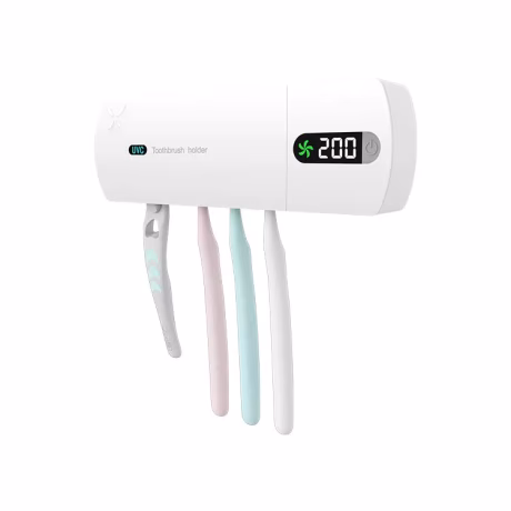 New Toothbrush sterilizer Wall Mounted Toothbrush Sanitizer Holder Sterilization Function for Bathroom