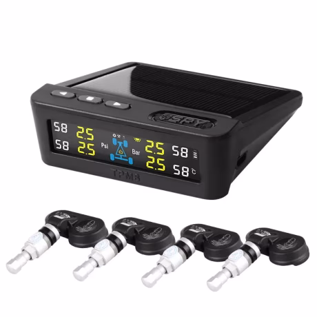 Newest Solar Power Internal Sensor Tire Pressure Monitor System Car TPMS