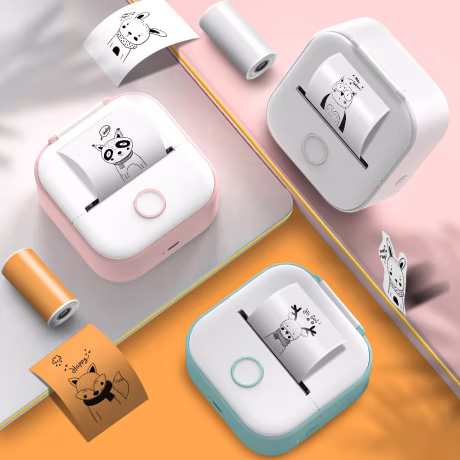 Phomemo T02 Wireless Sticker Label Printing inkless mini pocket portable thermal printer for mobile phone Journal Crafts