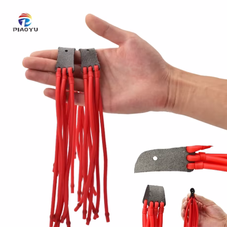 PIAO YU Six Strand High Elastic Rubber Band Fishing Hunting Accessory Round rubber band Outdoor Sports Slingshot Accessories