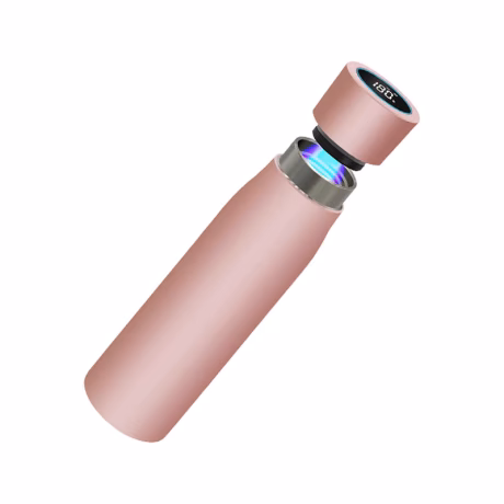 Popular 500ml sus316 smart water bottle with uvc lamp purifier remind to drink Intelligent thermos for healthier life