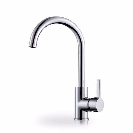 Popular commercial style family and hotel use brass chrome faucets for kitchen