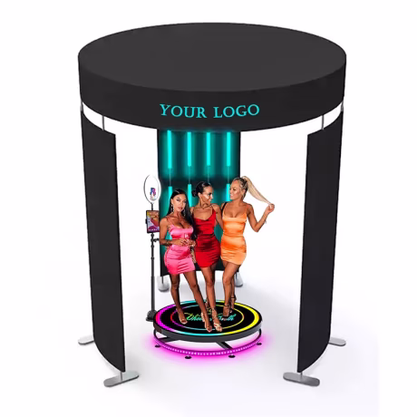 Portable Fabric 360 photo booth enclosure wedding decorations for events party supplies