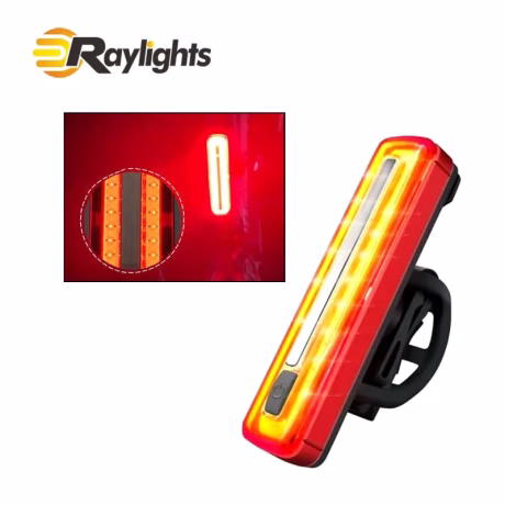 Powerful LED Bicycle Rear Light USB Rechargeable Bike Tail Light Super Bright Cycle Rear Flashlight