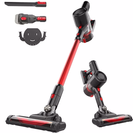 Powerful Portable Vertical Vacuum Cleaner Dry Cordless Wireless Vacuum With Multiple Broom Heads Factory