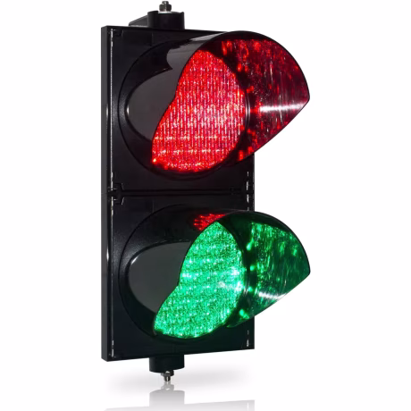 Red/Green Stop warning Light, Traffic Signal Light, PC Housing Waterproof IP65 5 Years Warranty Industrial LED Traffic Light