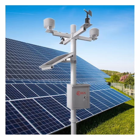 Rika RK900-01 GSM 4G Wireless Complete Industrial Meteo Solar PV Weather Monitoring Station wtih Meteorological Sensor