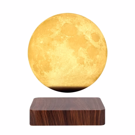 Romantic USB Decorative Interior Atmosphere Lamp Star Baby Night Magnetic Levitation 14cm Moon Bedroom Light