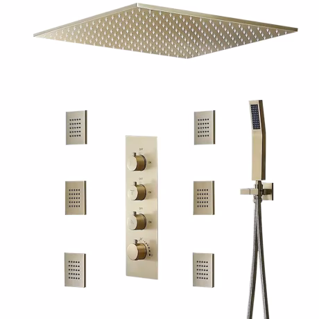 Sanitary ware supplies bathroom decorations shower fixing corner concealed rain shower kit