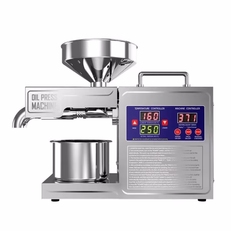 Supply commercial fully automatic screw oil press which can squeeze a variety of oil crops