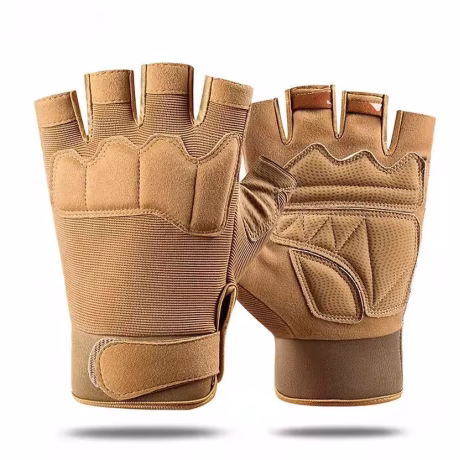 Tactical Gloves Camo Cycling Glove Sport Climbing Paintball Shooting Hunting Riding Ski Half Finger Mittens Men
