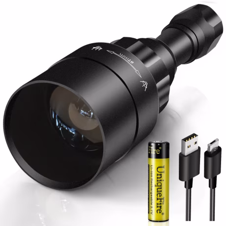 UniqueFire 1605 67mm Zoom XPE2 LED green light scope hunting torch light