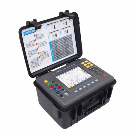 Upgraded Version ES4000 Simultaneously measure 4 channels voltage current Three-phase Power Quality Analyzer power