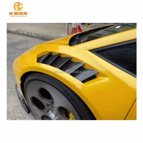 V-style LP610 air outlet mudguard for Lamborghini Huracan LP580 LP610 carbon fiber mudguard car fender