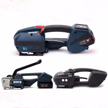 V3 Brand Packing Pallet Handheld Semi Automatic Hot Welding Battery Electric Powered Strapping Tool For Pet Strap