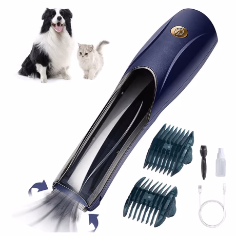 vacuum pet hair trimmer rechargeable cordless for dog cart